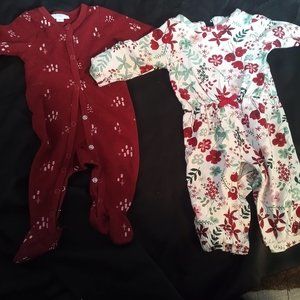 5/$25 - 6M button up pjs